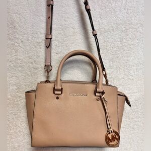Michael Kors Tan Leather Satchel